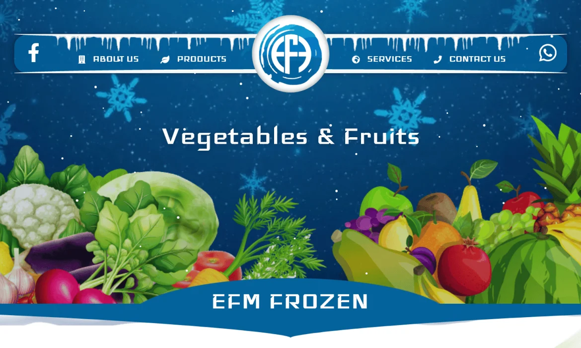 Fruits and vegetables website design 🫑 Vegetables website design 🍅 Fruits website design 🍇 Frozen Vegetables & Fruits