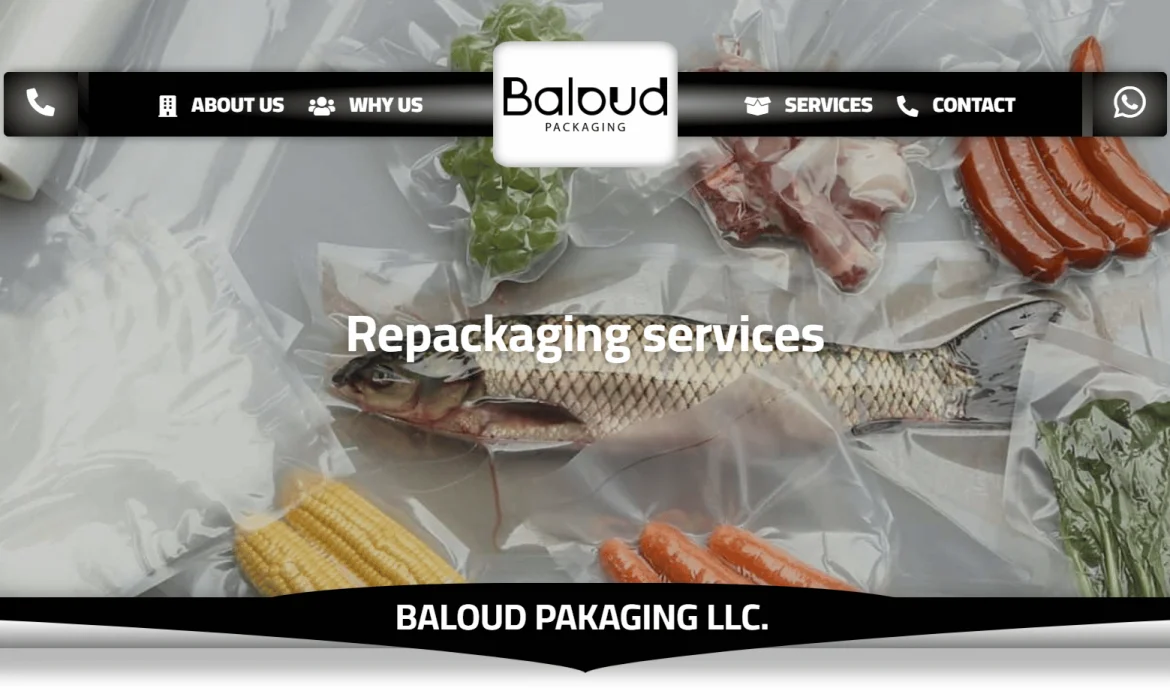 Packing website design 📦 Casings website design 🧻 Website design in UAE 🇦🇪