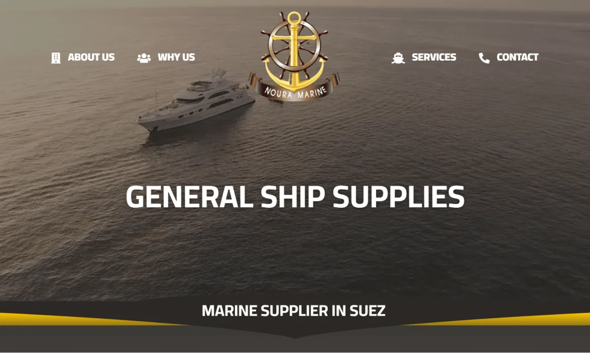Web Design marine ships ⛴ Web Design ships ⚓️ Website design in Suez