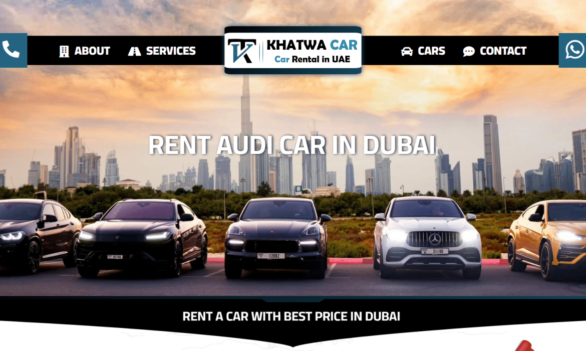 Cars website design 🚘 Cars Rental website design 🚖 Limousine website design 🇦🇪 United Arab Emirates