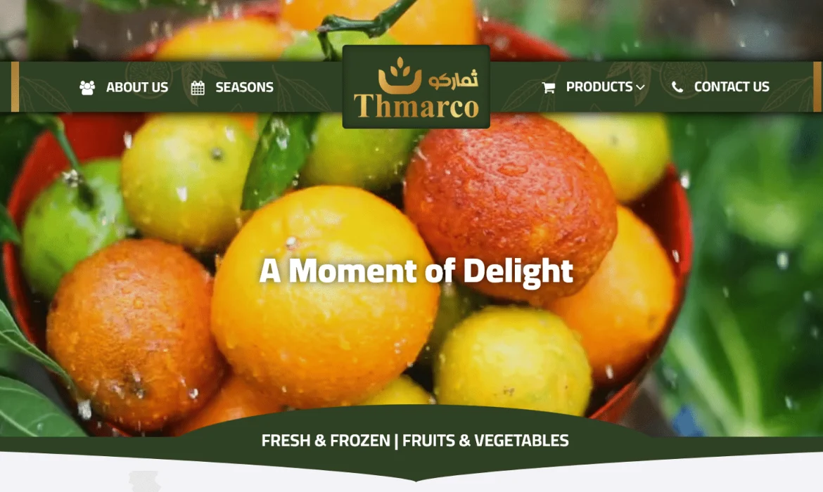 Fruit and vegetable export website design 🍊 Agricultural crops website design 🥭 Chinese website design China ☯️
