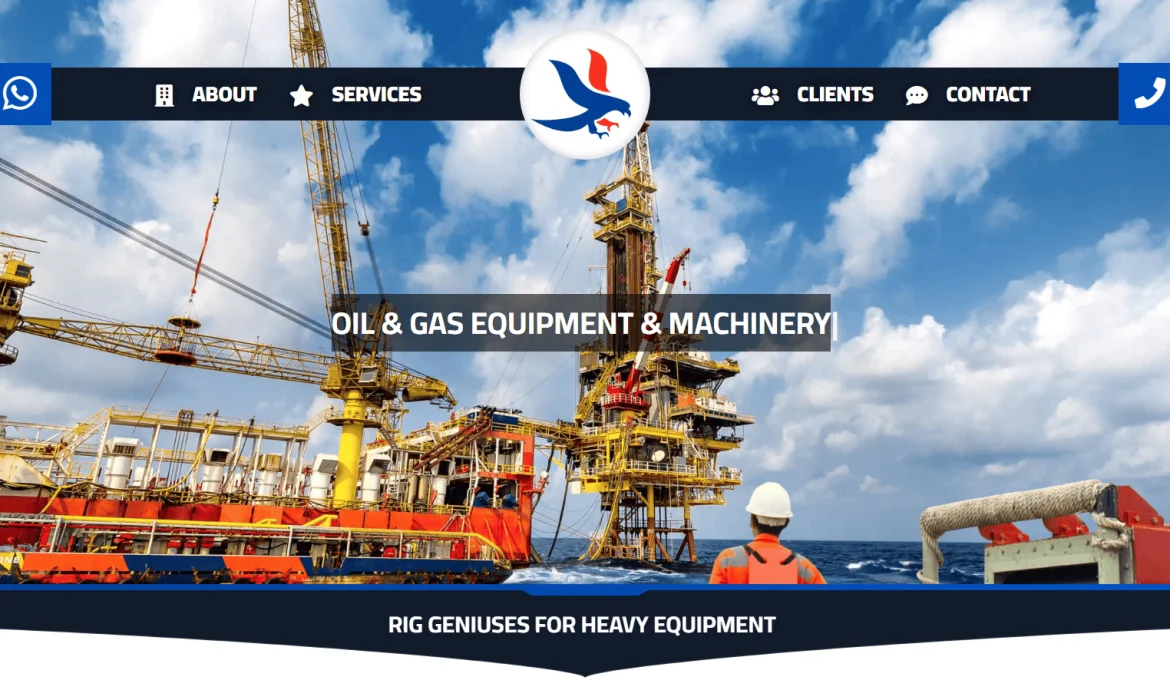Heavy Equipment Website Design Heavy Equipment ⚙️ Oil, Gas and Petroleum Website Design ⛽️ Website Design in the UAE
