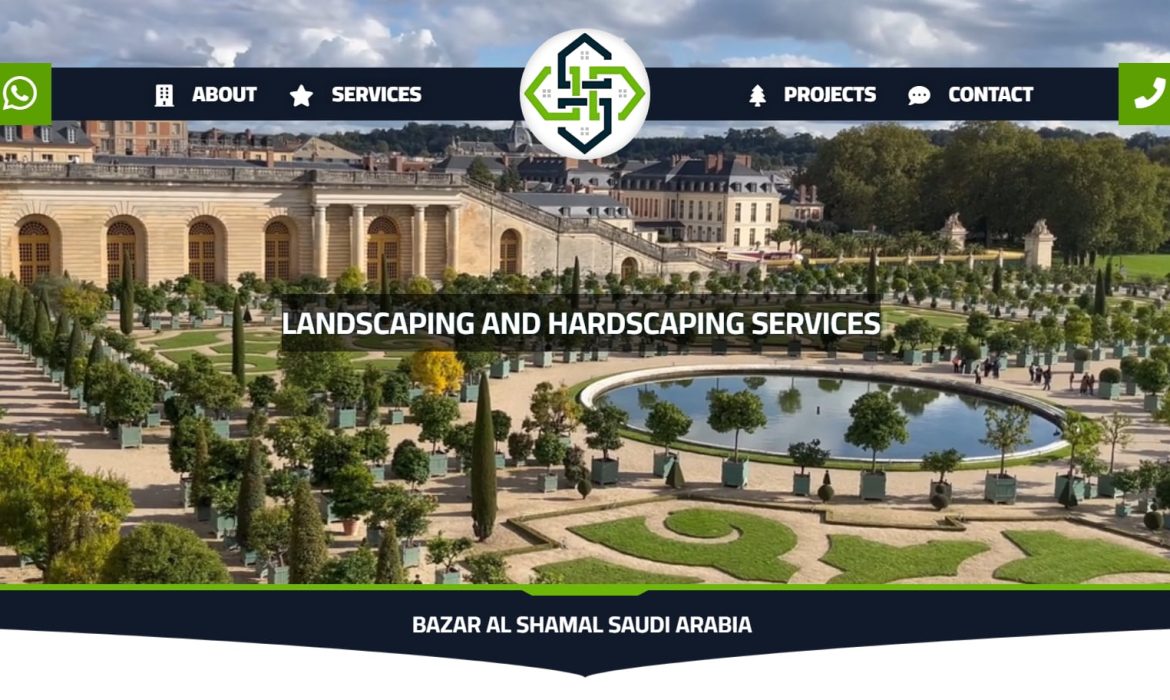 Landscaping website design 🌳 Landscape website design 🌲 Website design in Saudi Arabia 🌴