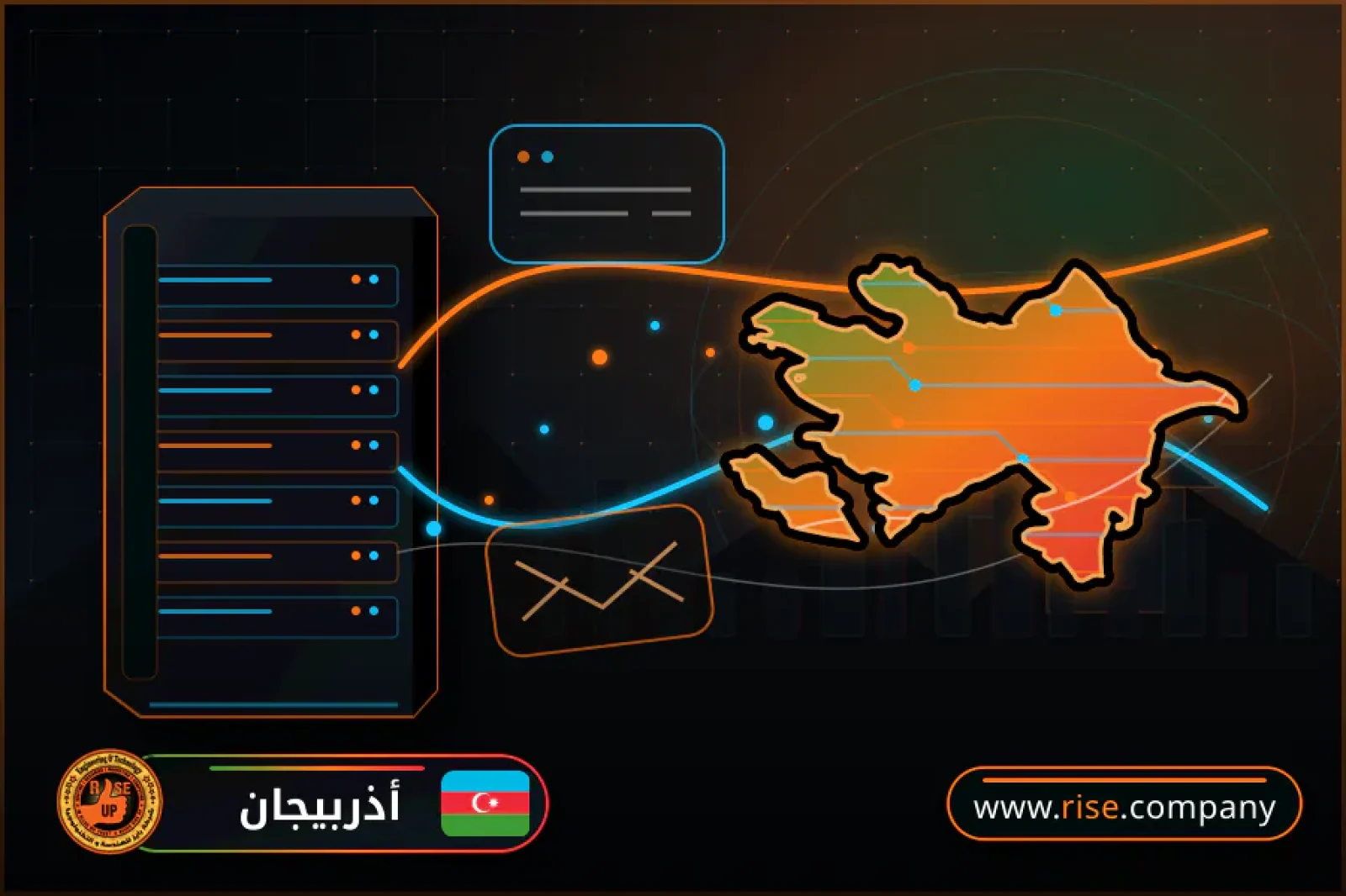 Business email, web hosting and website design in Azerbaijan