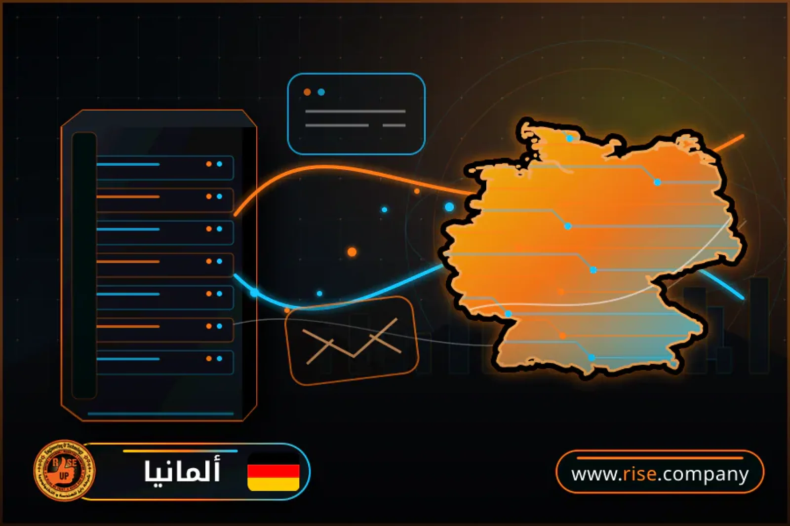 Business email, web hosting and website design in Germany