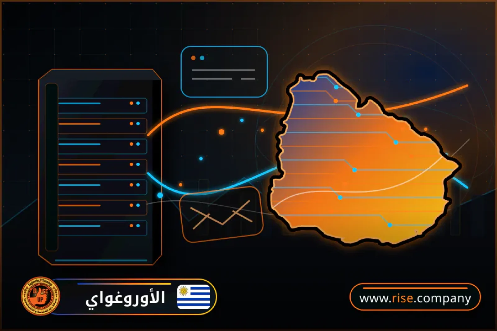 Business email, web hosting and website design in Uruguay