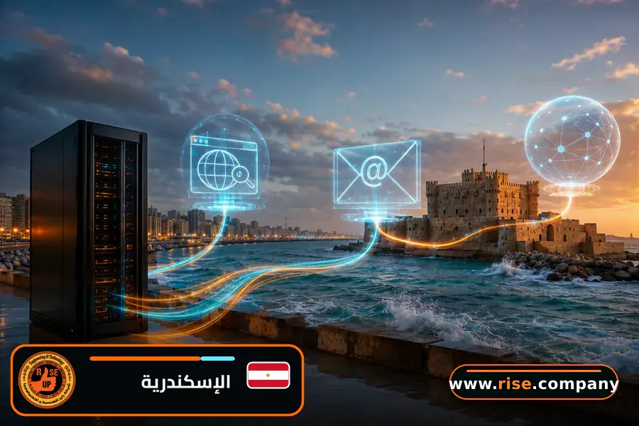 Business email, web hosting and website design in Alexandria Governorate
