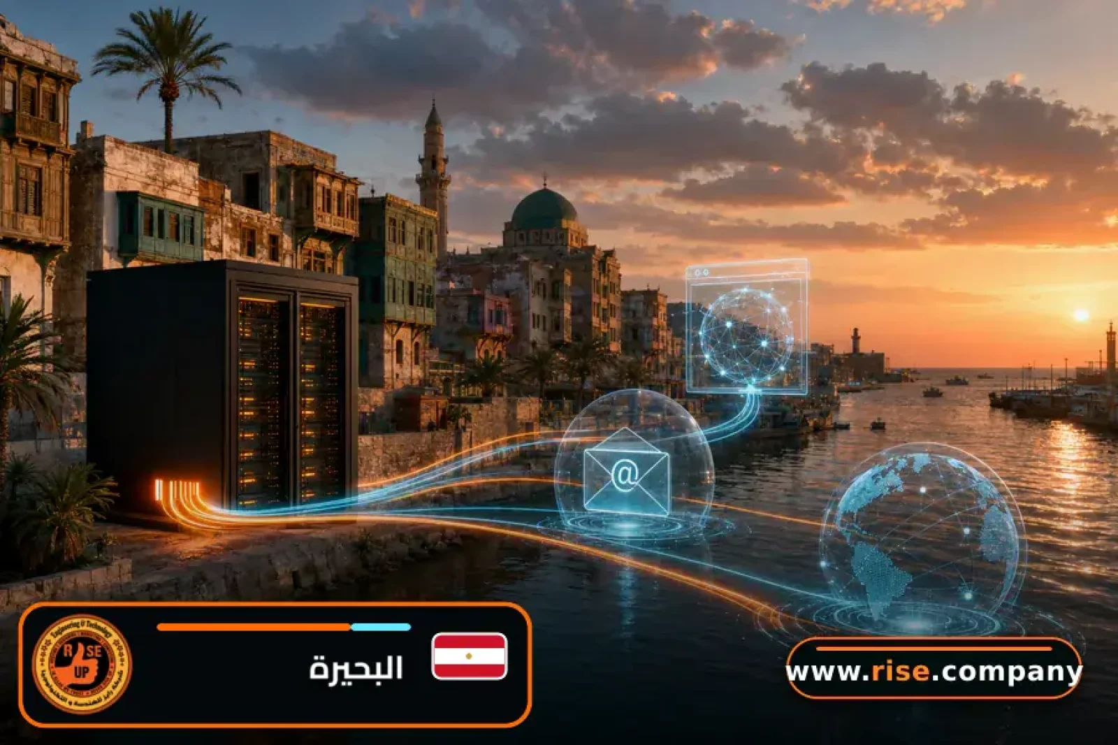 Business email, web hosting and website design in Beheira Governorate