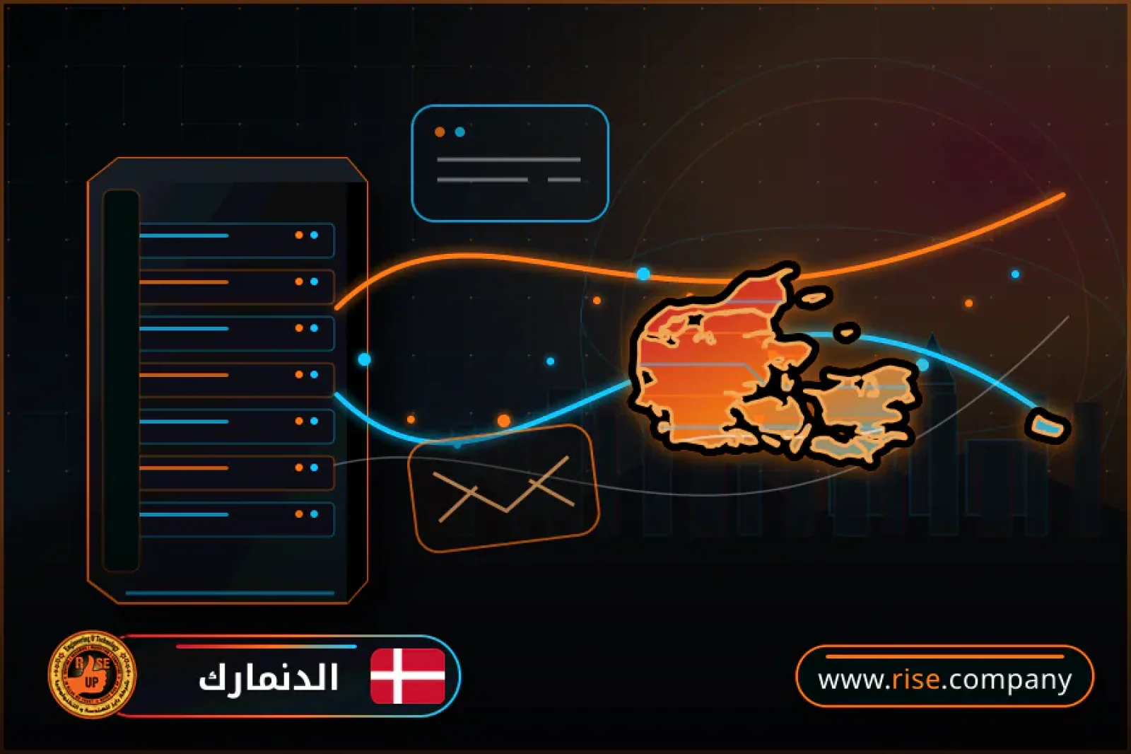 Business email, web hosting and website design in Denmark