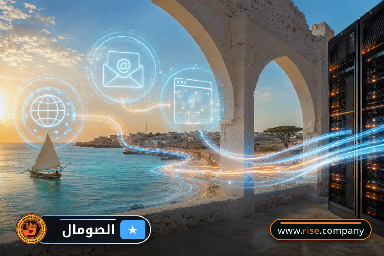 Business email, web hosting and website design in Somalia