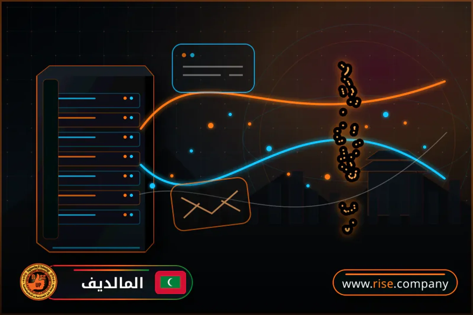 Business email, web hosting and website design in the Maldives