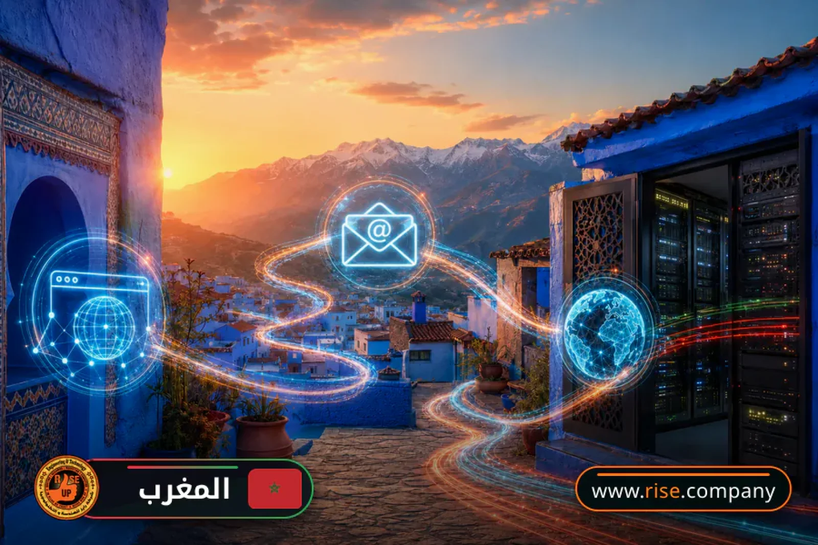 Business email, web hosting and website design in Morocco
