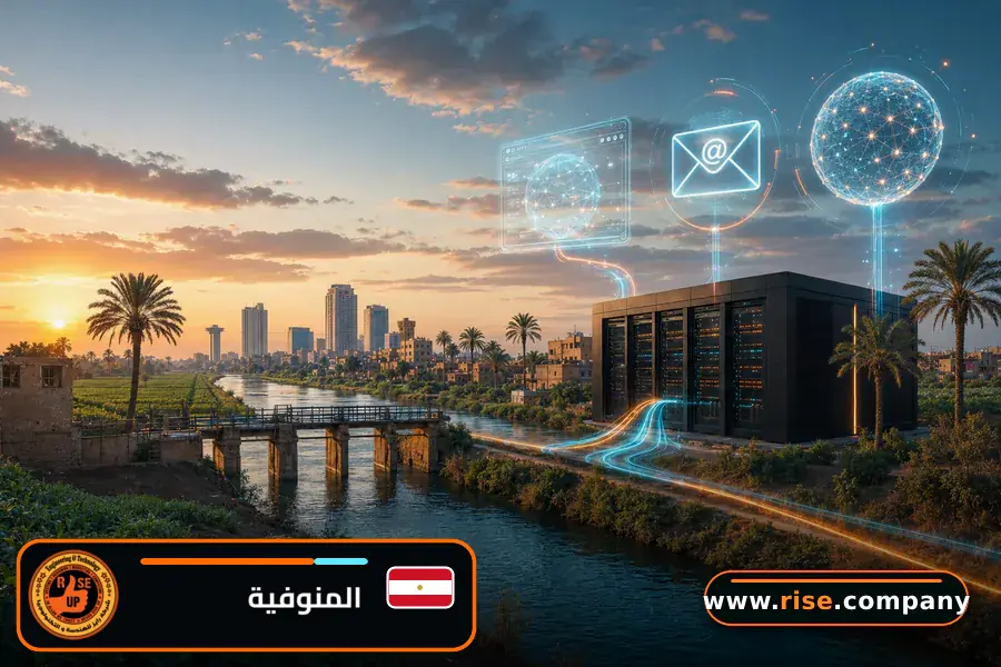 Business email, web hosting and website design in Monufia Governorate