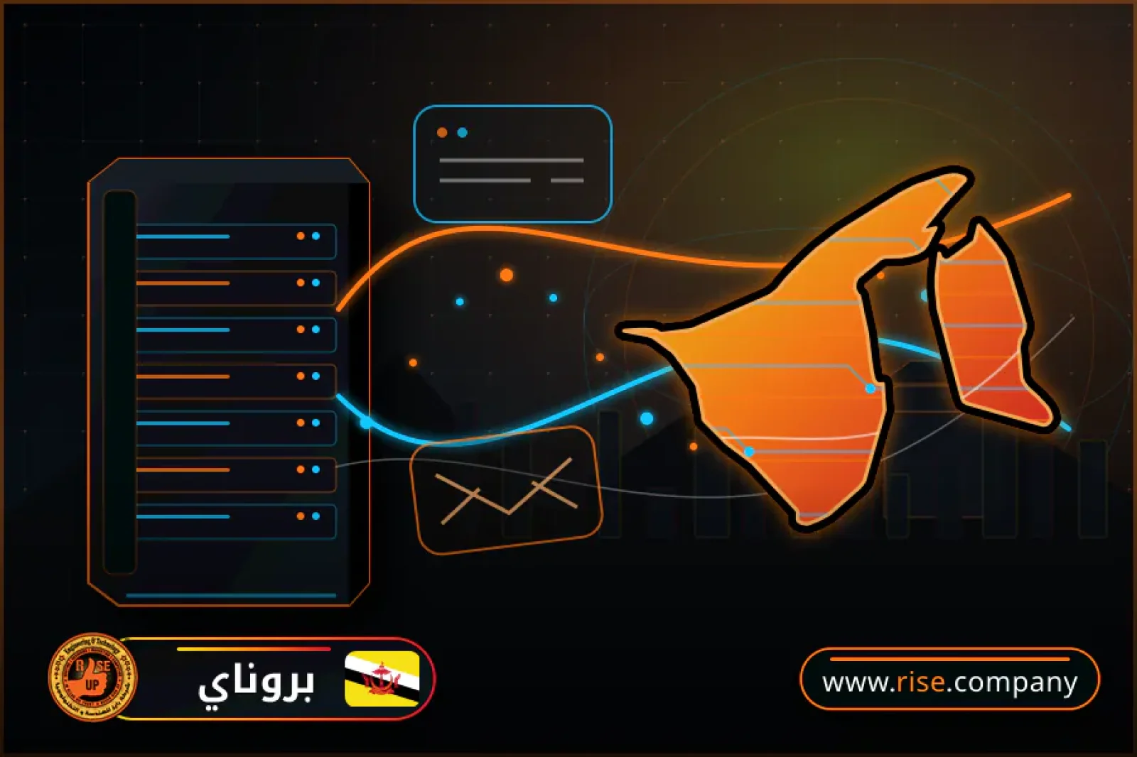 Business email, web hosting and website design in Brunei
