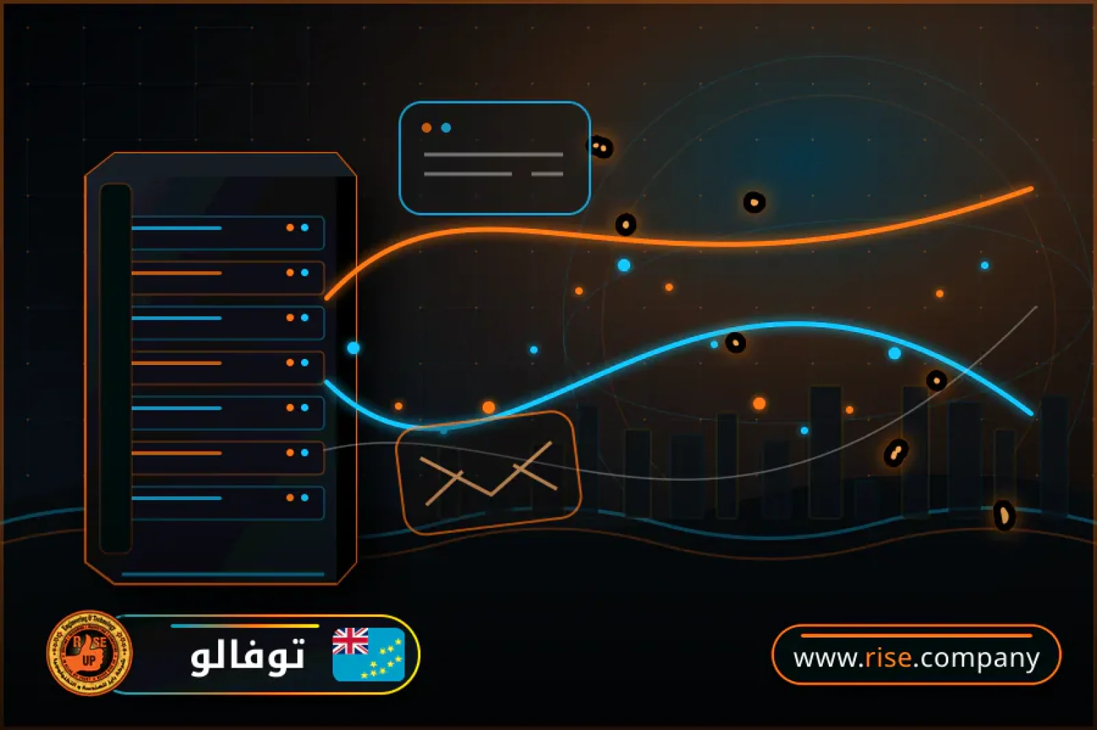Business email, web hosting and website design in Tuvalu