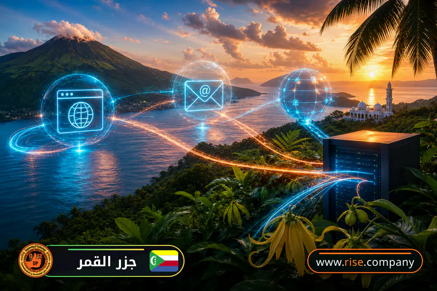 Business email, web hosting and website design in the Comoros