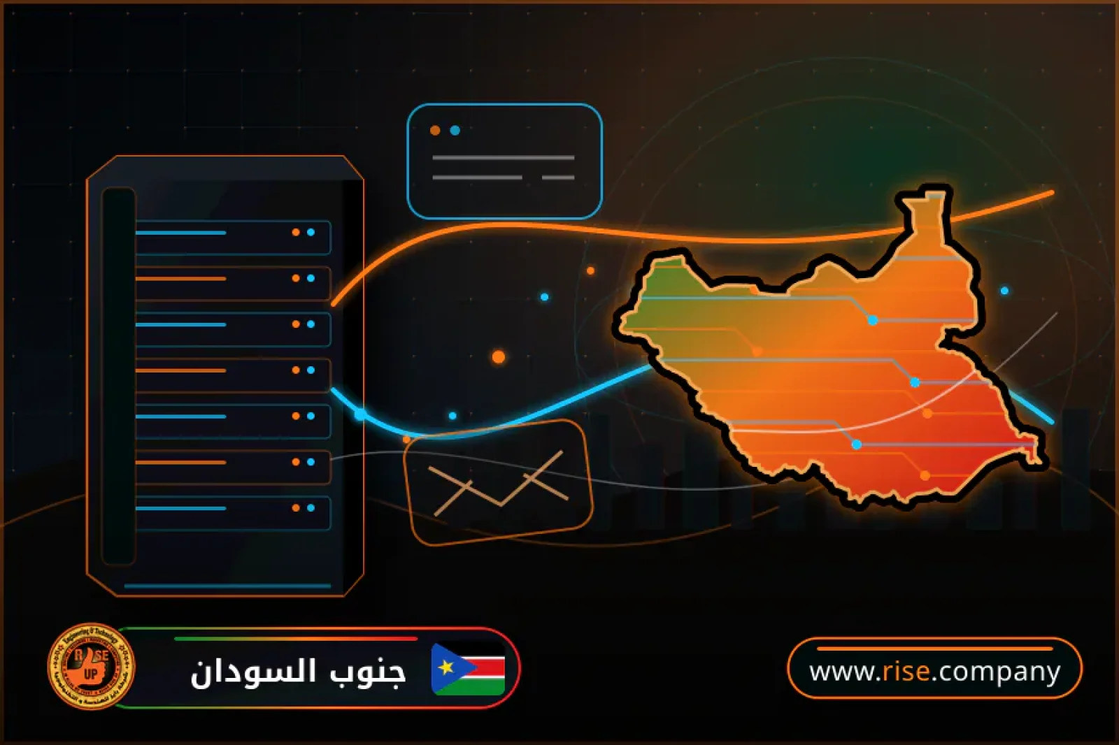 Business email, web hosting and website design in South Sudan