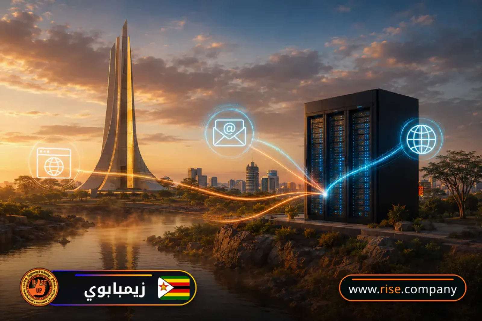 Business email, web hosting and website design in Zimbabwe
