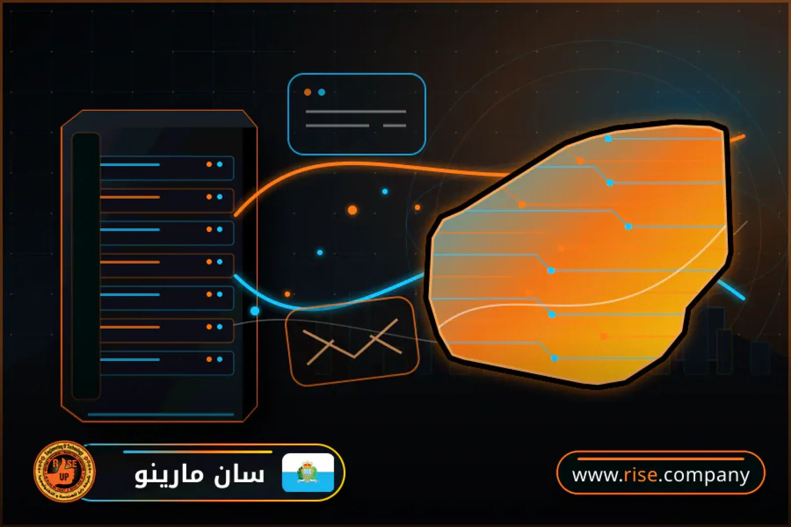 Business email, web hosting and website design in San Marino
