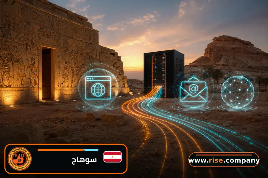 Business email, web hosting and website design in Sohag Governorate