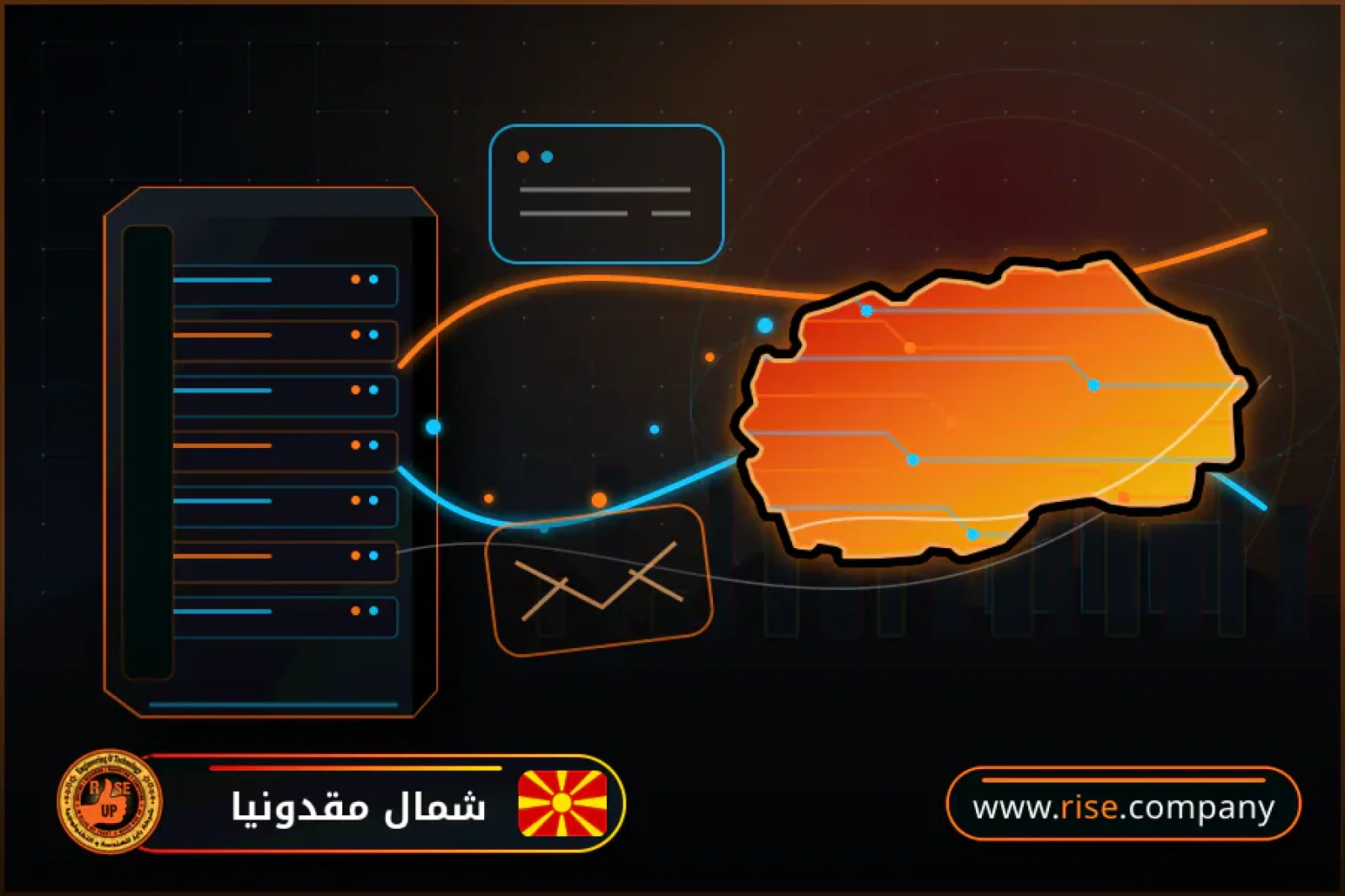 Business email, web hosting and website design in North Macedonia