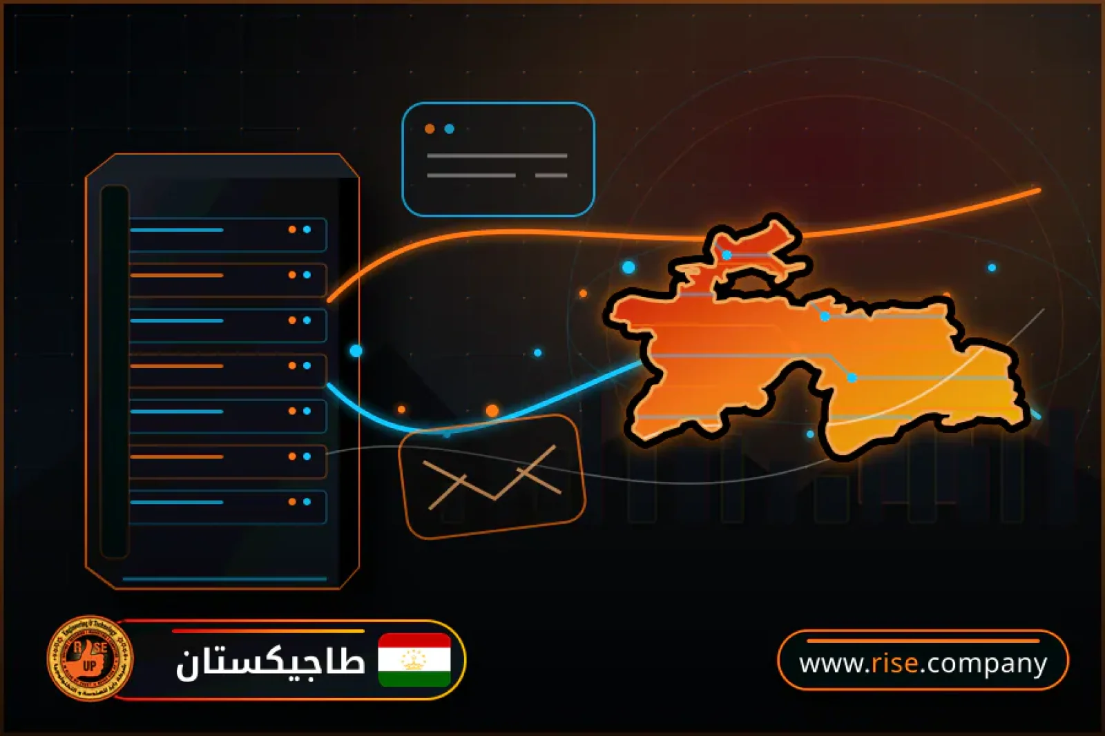 Business email, web hosting and website design in Tajikistan