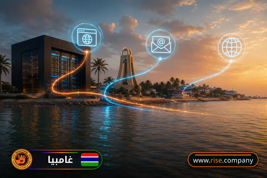 Business email, web hosting and website design in the Gambia