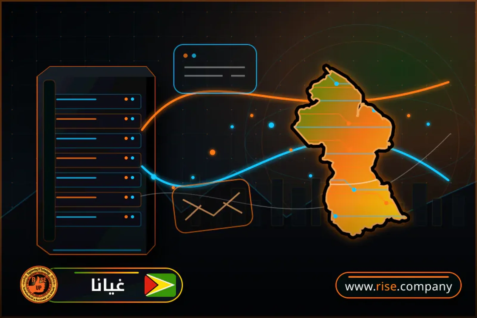 Business email, web hosting and website design in Guyana