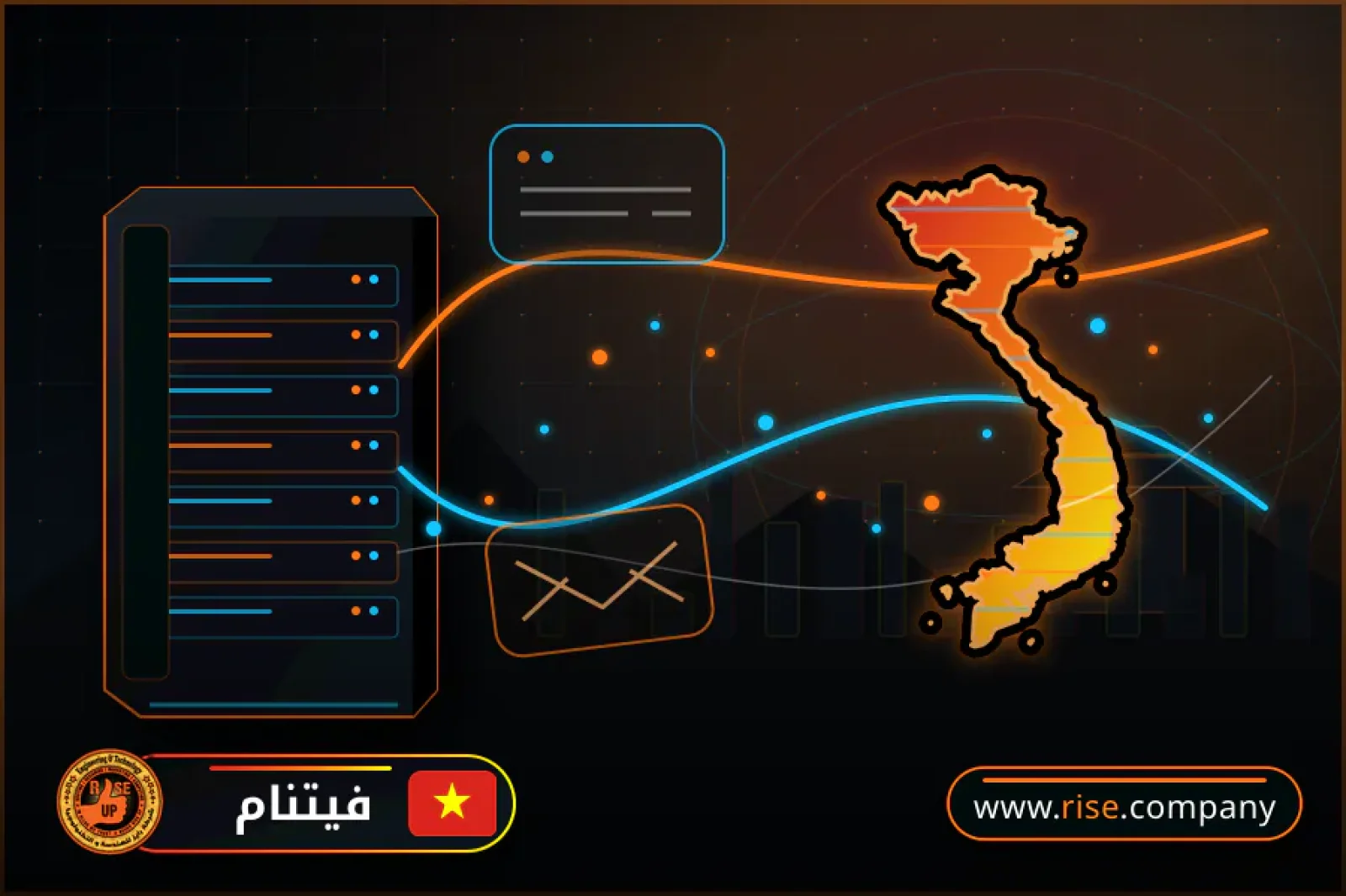Business email, web hosting and website design in Vietnam