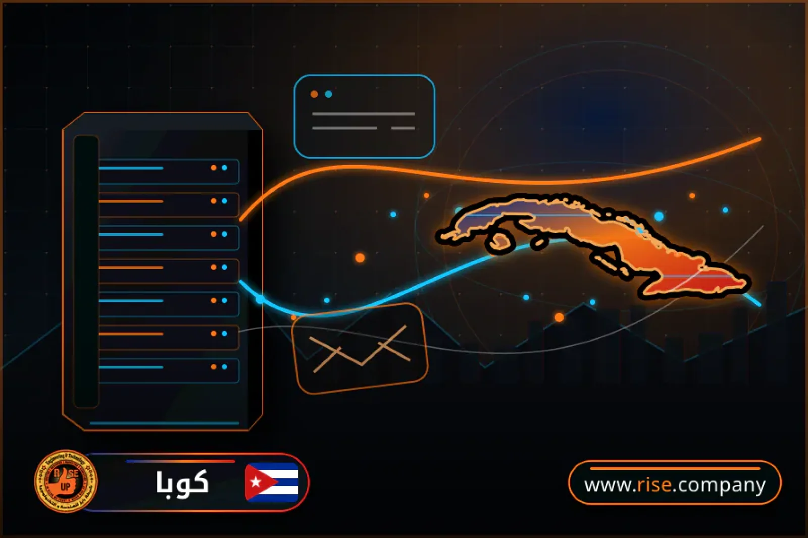 Business email, web hosting and website design in Cuba