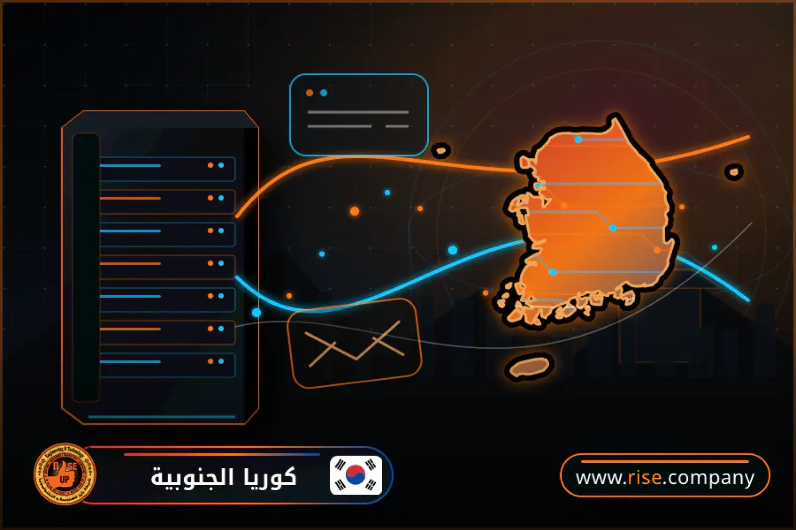 Business email, web hosting and website design in South Korea