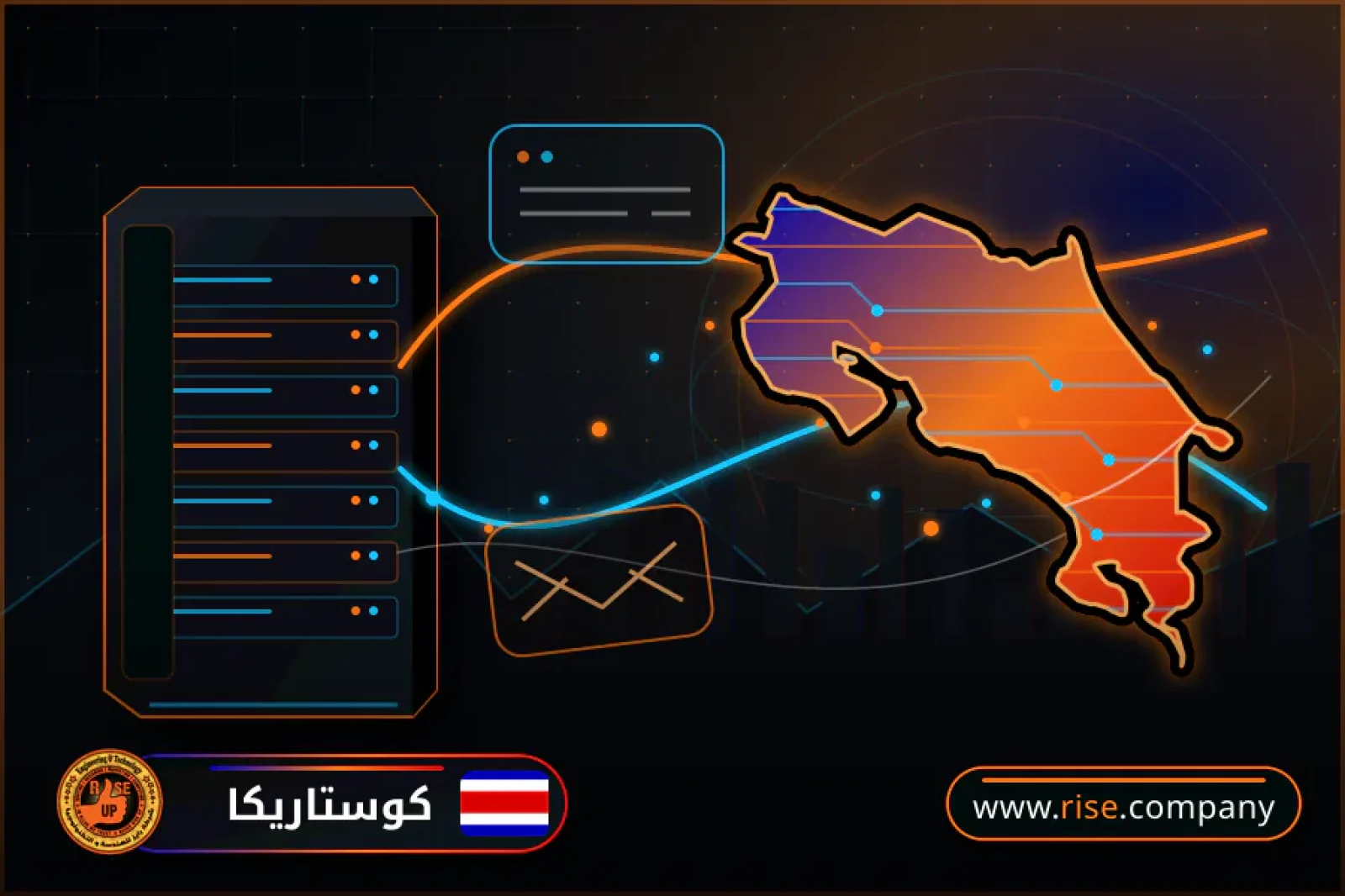 Business email, web hosting and website design in Costa Rica