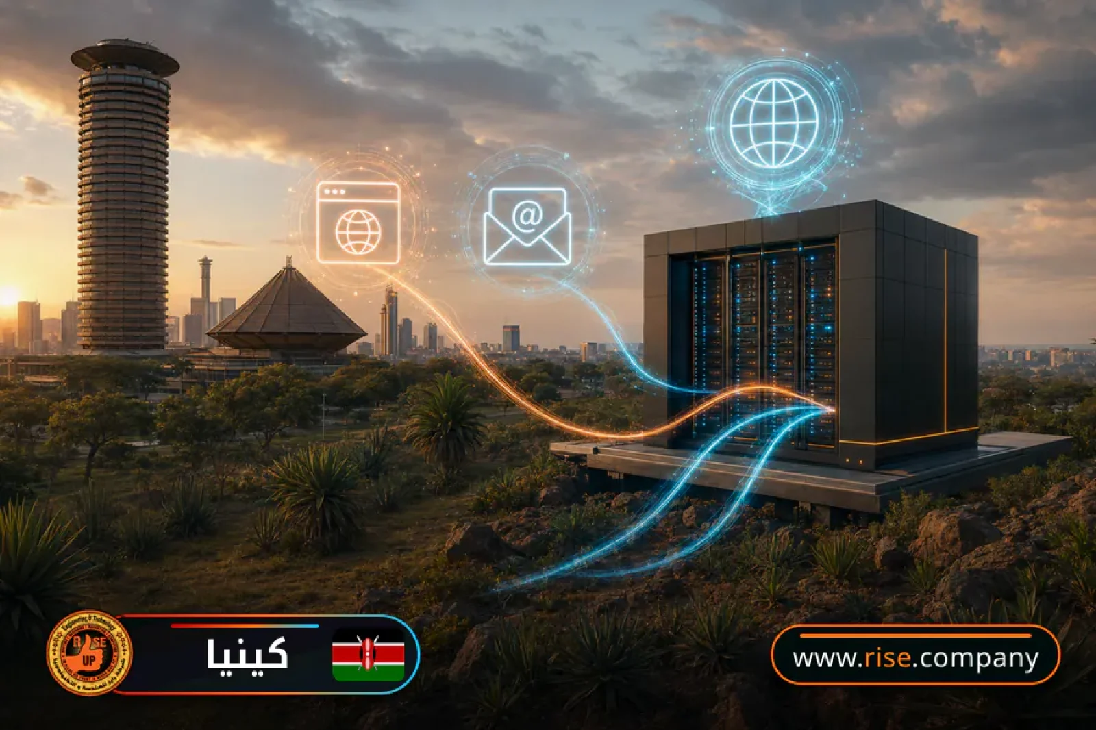 Business email, web hosting and website design in Kenya