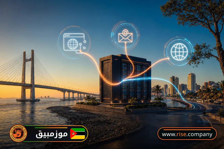 Business email, web hosting and website design in Mozambique