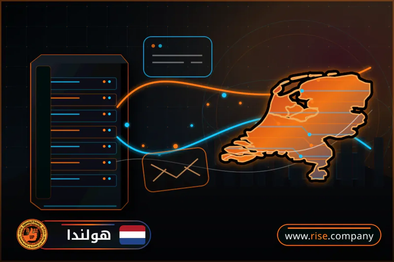 Business email, web hosting and website design in the Netherlands